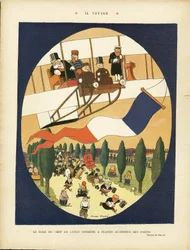Illustration av Andre Helle (1875-1945) i Le Rire