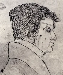 Självporträtt av Andre-Marie Ampere (Poleymieux-au-Mont-d