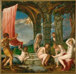 Diana och Actaion, efter 1559 (målning på duk)