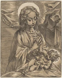 Madonna och barn, 159193.