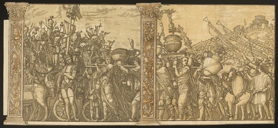 Julius Caesars triumf [nr 3 och 4 plus 2 kolumner], 1599.