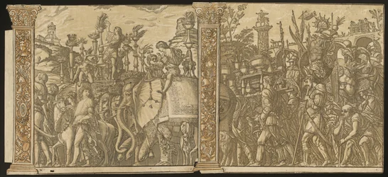 Julius Caesars triumf [nr 5 och 6 plus 2 kolumner], 1599.