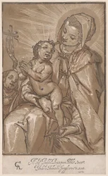 Jungfru Maria med barnet och Johannes Döparen