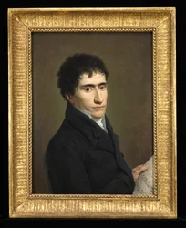 Porträtt av en musiker, ca. 1800.