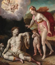 Venus sörjer Adonis död