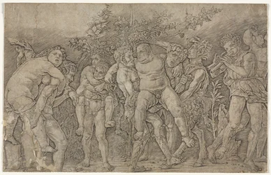 Bacchanal med Silenus