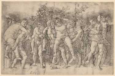 Bacchanal med Silenus.