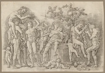 Bacchanal med ett vin Vat