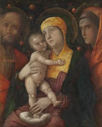 Den heliga familjen med Maria Magdalena, ca. 1495-1500.