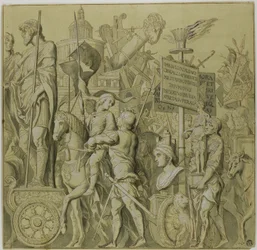 Triumfer av Julius Caesar: Canvas nr II