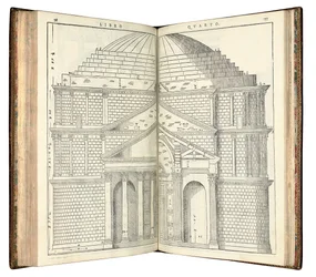 Två vyer av Pantheon, 1570