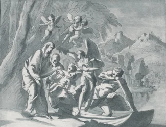 Resten på flykten till Egypten, 1740-71.