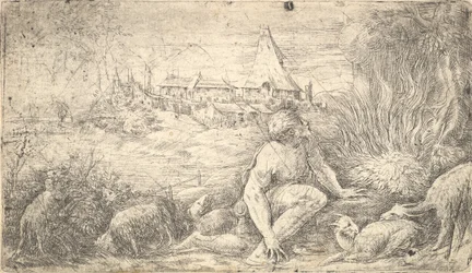 Moses och den brinnande busken, ca. 1544-47.