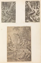 Nymferbadning, möjligen ca. 1545-50.