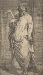 Saint James Minor från Kristus och apostlarna, ca. 1548-50.