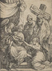Sankta Katarinas äktenskap, 1550-60.