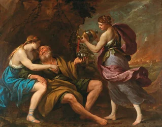 Lot och hans döttrar, 1650-talet.