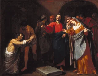 The Raising Of Lazarus (olja på duk)