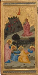 Scener från Kristi passion: The Agony in the Garden [vänster panel]