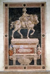 Ridmonumentet till Niccolo da Tolentino (fristående fresk