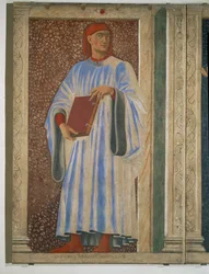 Giovanni Boccaccio, poet (målning på duk)