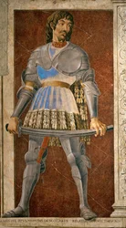Pipo Spano, condottiere (målning på duk)