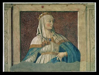 Drottning Esther, från Villa Carducci-serien av kända män och kvinnor, ca 1450