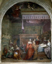Marias födelse (Fresco