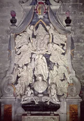 Kardinal Forteguerris begravningsmonument (marmor)