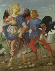 Tobias och ängeln, ca 1470-1475.