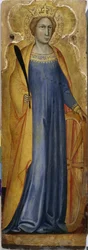 St. Katharine, ca 1400 (tempera på poppelträ)
