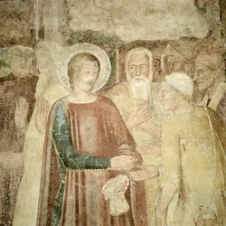 Detalj av St. Ranieri i det heliga landet, mitten av 1300-talet