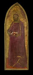 Sagato Elisapeta o Hanikeri, c.1365 (tempera & lau auro i luga o fafie)swed