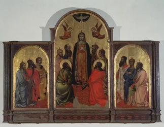 Pentecost (tempera on panel)
