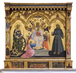 Madonna av Cintola med Saint Catherine och Francis