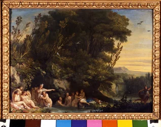 Diane och Acteon. Målning av Andrea Appiani (1754-1817) Milano
