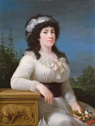 Maria Morigia Reina (olja på duk)