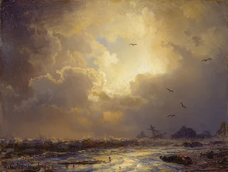 Efter stormen, 1853