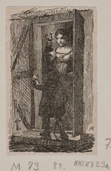 Illustration för "Barnmorskan och trollet"