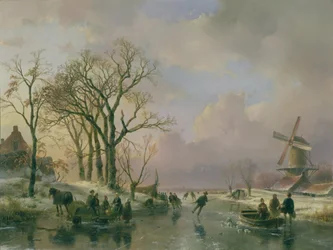 Skridskoåkning i Holland