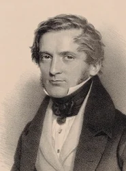 Porträtt av kompositören Franz Lachner 1803-1890, 1830.