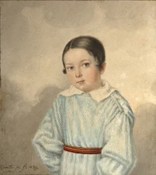 Porträtt av N.M. Schwarz, 1839
