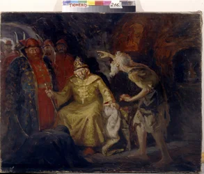 Tsar Ivan IV den förskräcklige (1530-1584). Peinture de Andrei Petrovich Ryabushkin (Riaboutchkine) (1861-1904), olja på duk