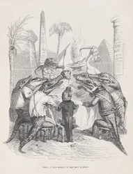 Vänner, den vise lägger sin ära i att äta gott från Scener från Privaten ..., ca. 1837-47.