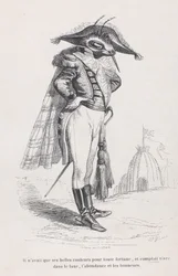 Han hade bara sina vackra färger... från Scener ur det privata och offentliga livet i..., ca. 1837-47.