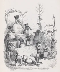 Ju längre vi går, desto mindre tränger vi in i det hemska mysterium som den olyckliga..., ca. 1837-47.