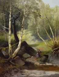 Bland björkarna