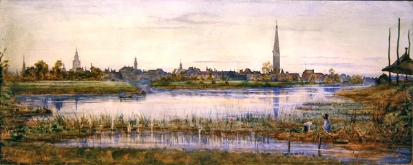 Rostock (akvarell på papper)