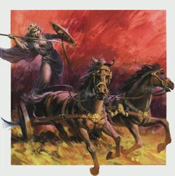 Drottning Boadicea (d.ca 60 e.Kr.) (gouache på papper)