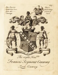 Vapensköld av högern Francis Seymour Conway, Lord Conway